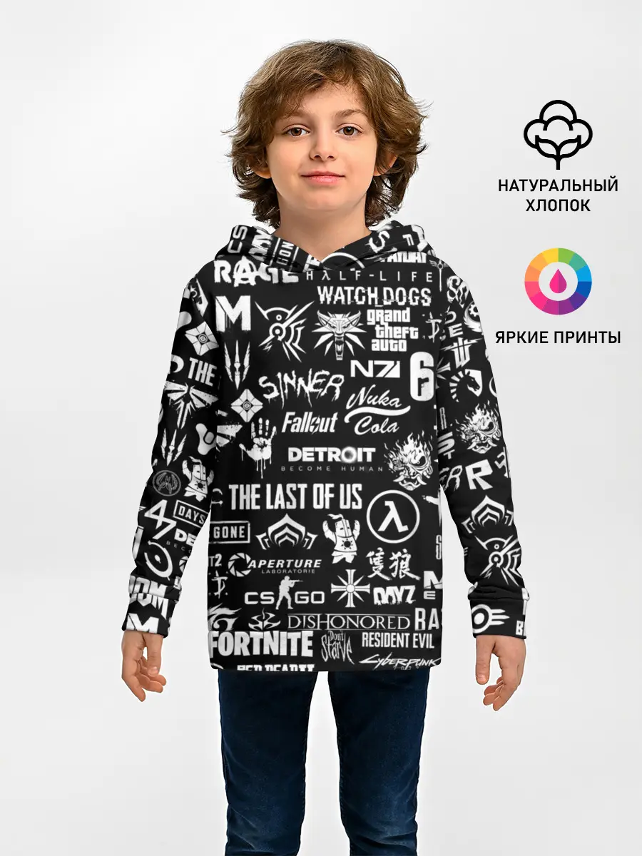 Детское худи / ЛОГОТИПЫ ИГР