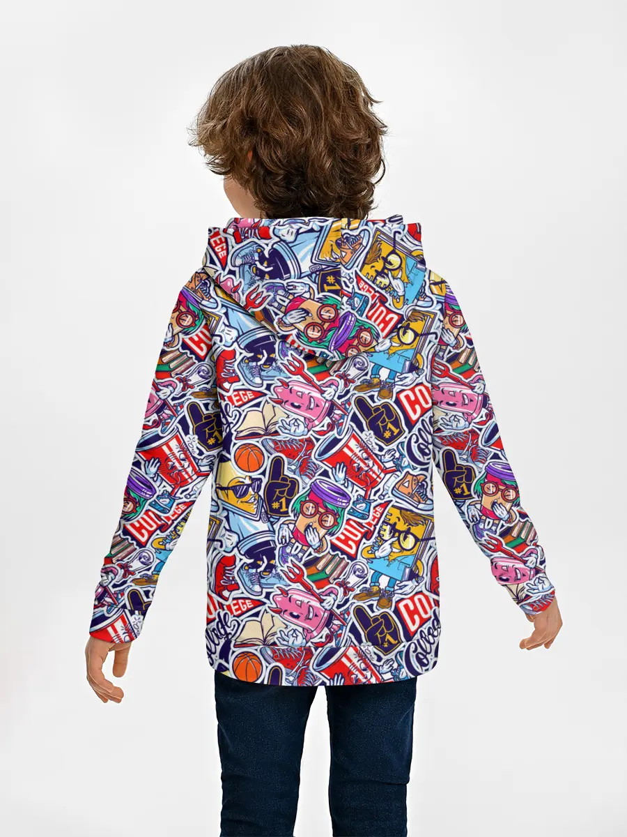 Детское худи / Стикерпак