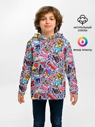 Детское худи / Стикерпак