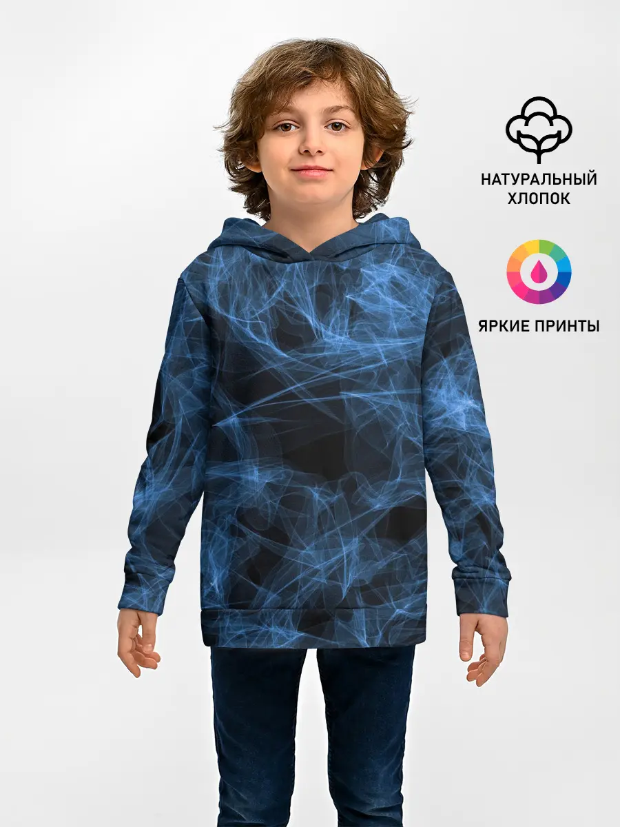 Детское худи / Синяя паутина