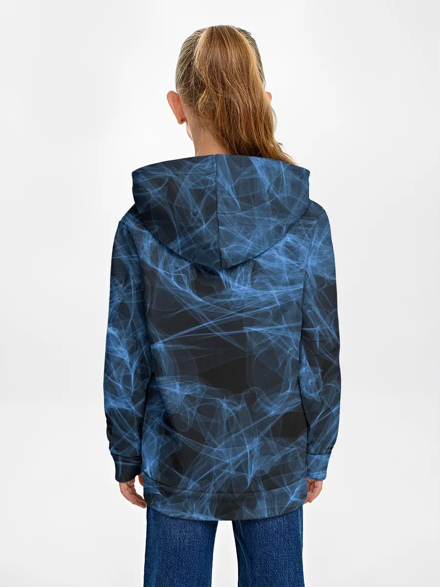 Детское худи / Синяя паутина