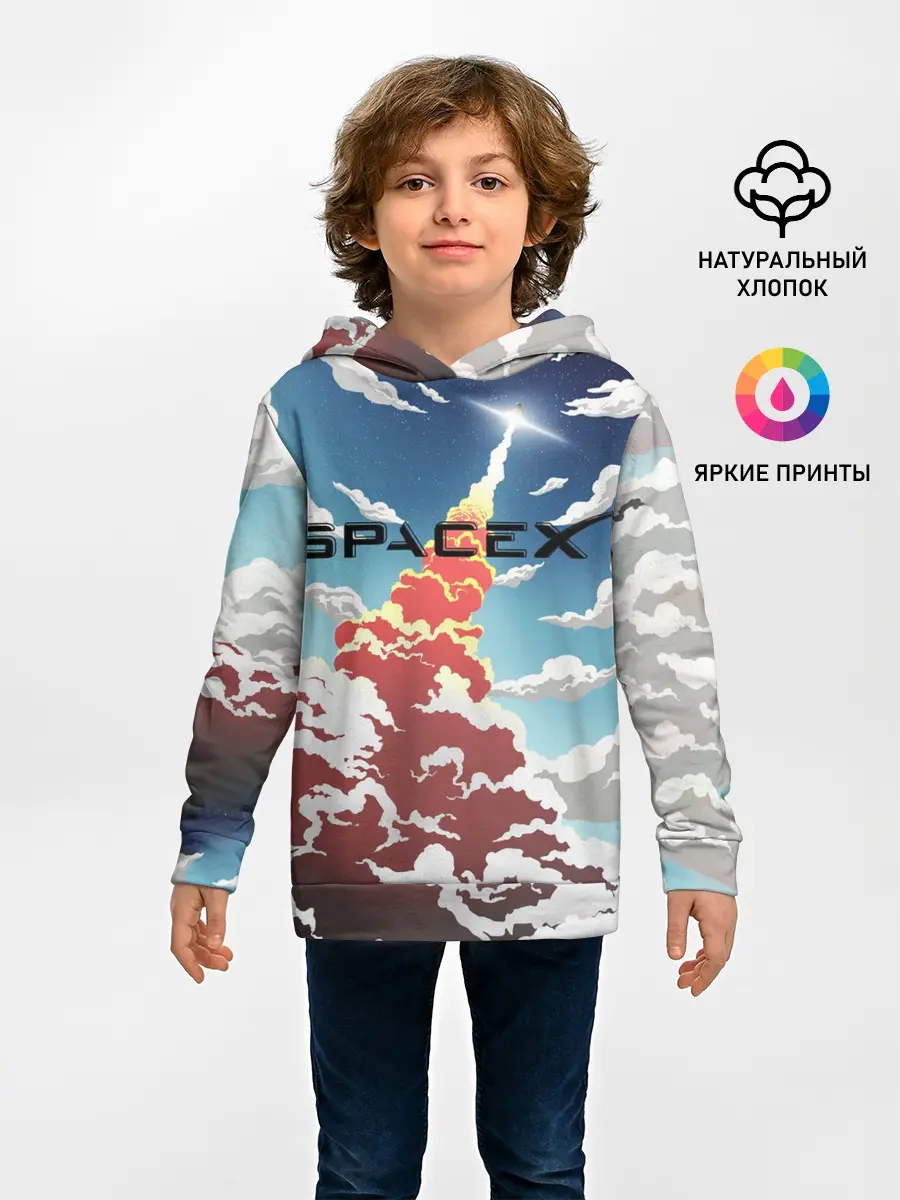 Детское худи / Ракета | SpaceX