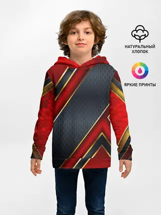 Детское худи / Black & Red 3D