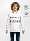Детское худи / Among Us | Белый Космос