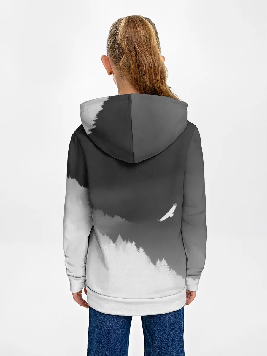 Детское худи / ОРЁЛ НАД ЛЕСОМ