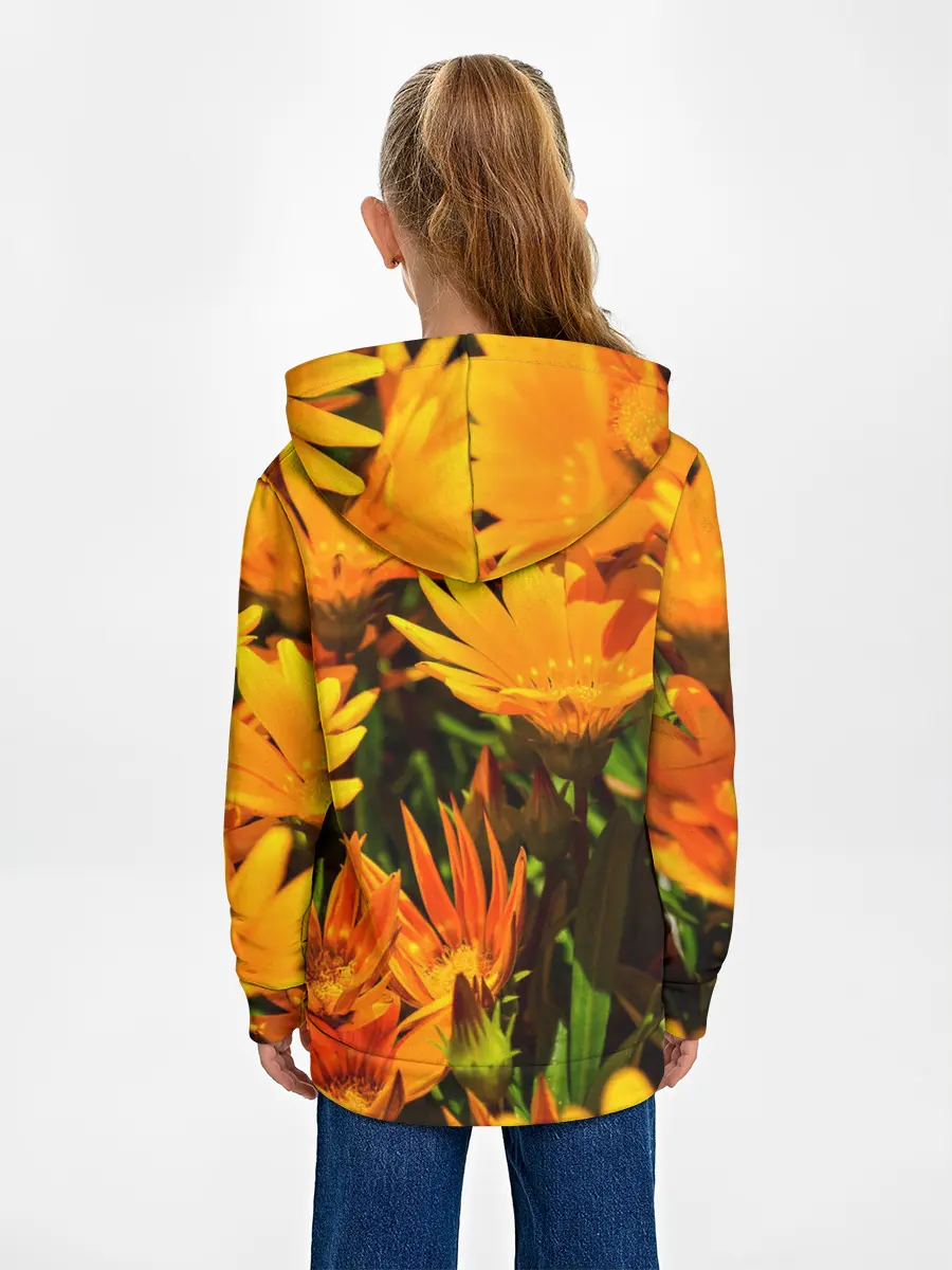 Детское худи / Желтый цвет весны