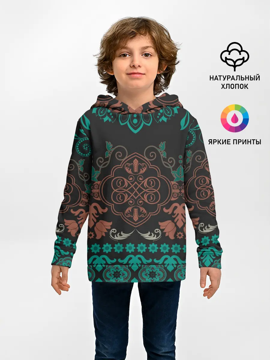 Детское худи / Ретро Орнамент