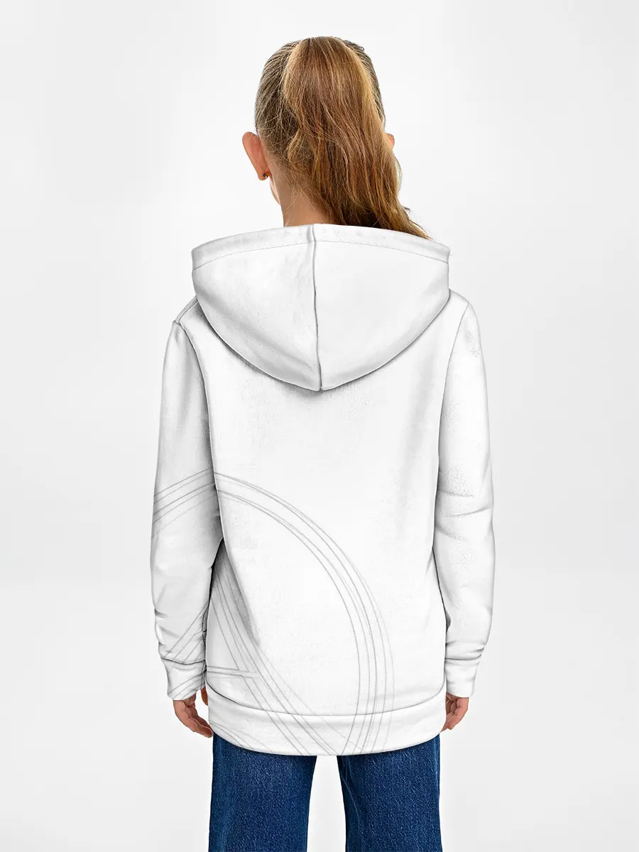 Детское худи / PSG | Core Big Logo White