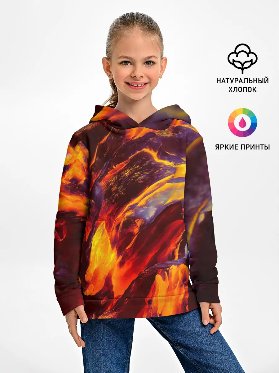 Детское худи / ОГНЕННЫЙ ГРАНЖ | FIRE GRUNGE