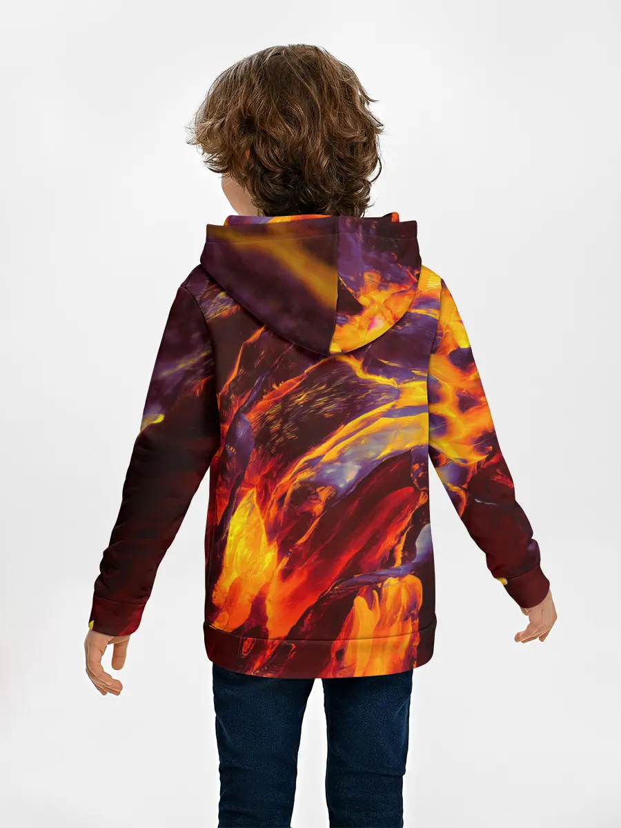 Детское худи / ОГНЕННЫЙ ГРАНЖ | FIRE GRUNGE