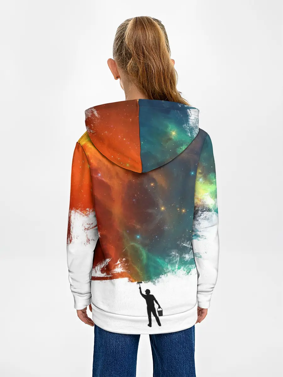 Детское худи / Красим космос