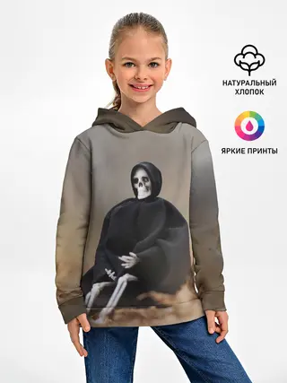 Детское худи / Сидячий Скелет