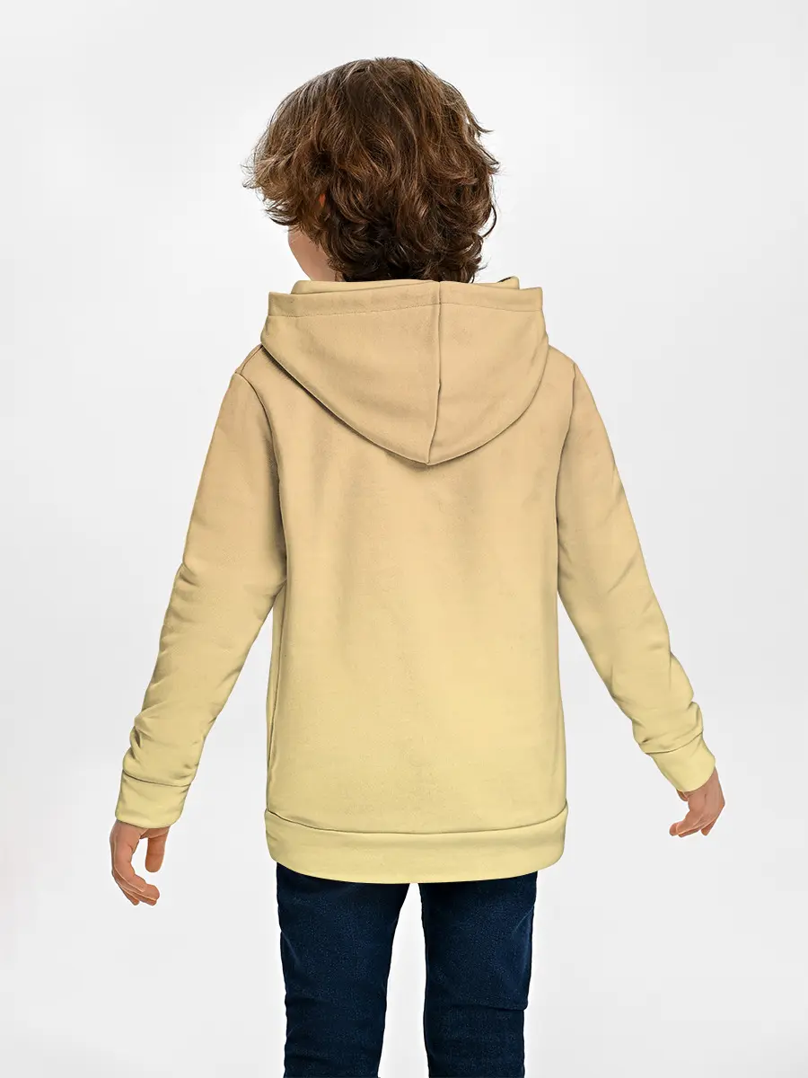 Детское худи / малышка чиби и цыпленок