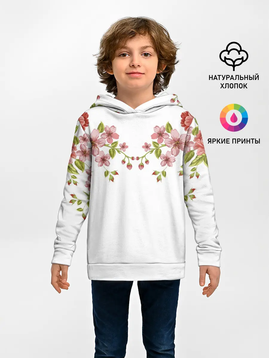 Детское худи / Цветы