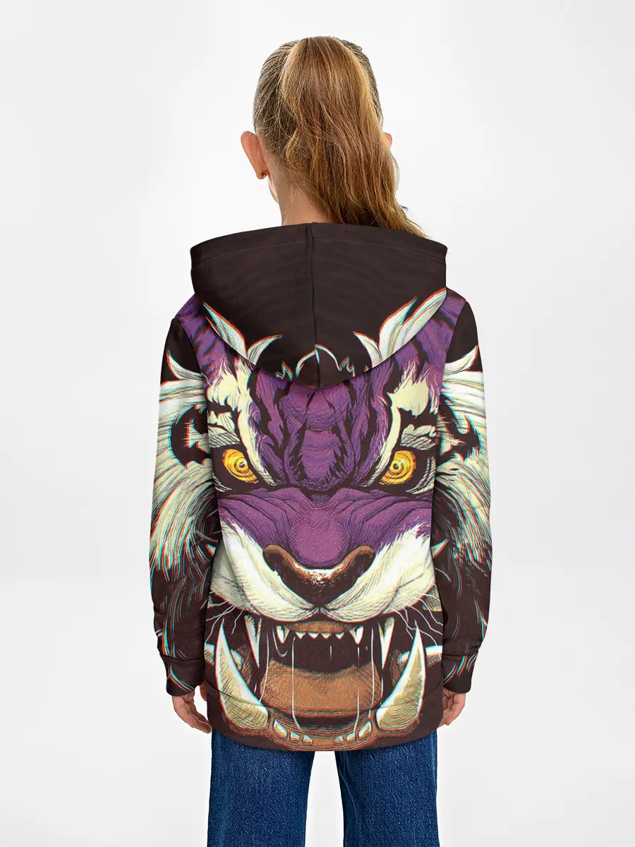 Детское худи / Маска тигра