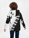 Детское худи / Черно Белое пианино