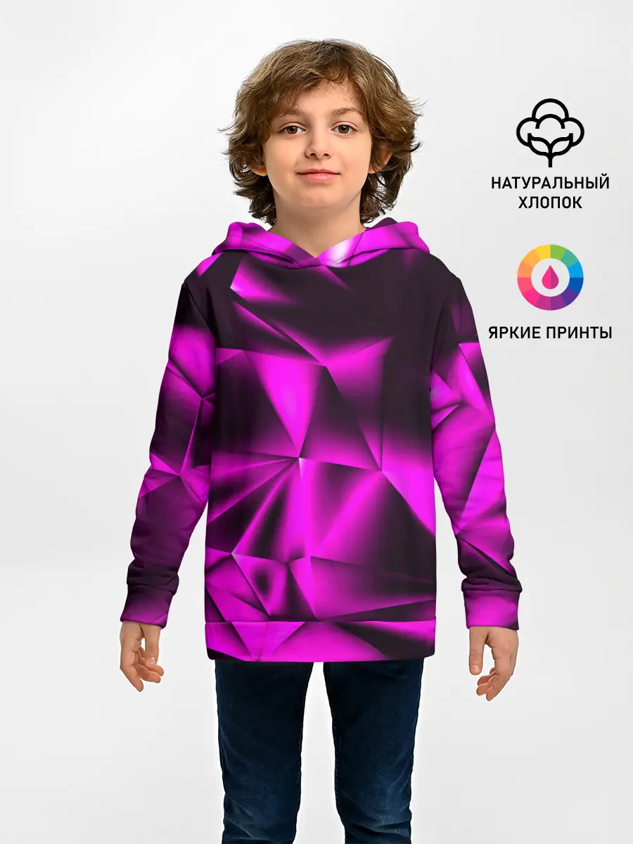 Детское худи / НЕОНОВАЯ ТЕКСТУРА
