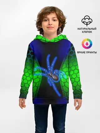 Детское худи / Паук на ночной охоте