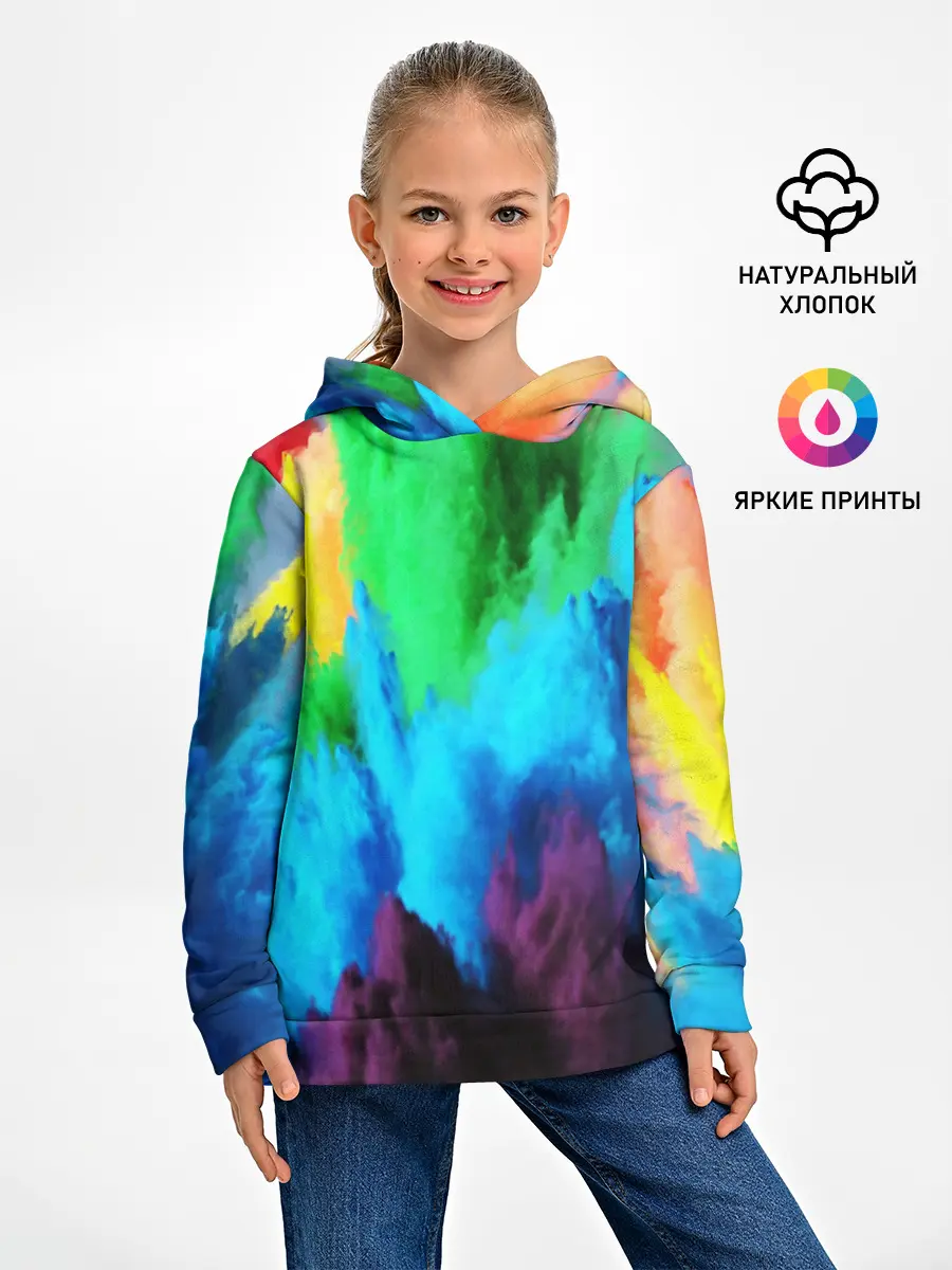 Детское худи / РАЗНОЦВЕТНЫЕ КРАСКИ