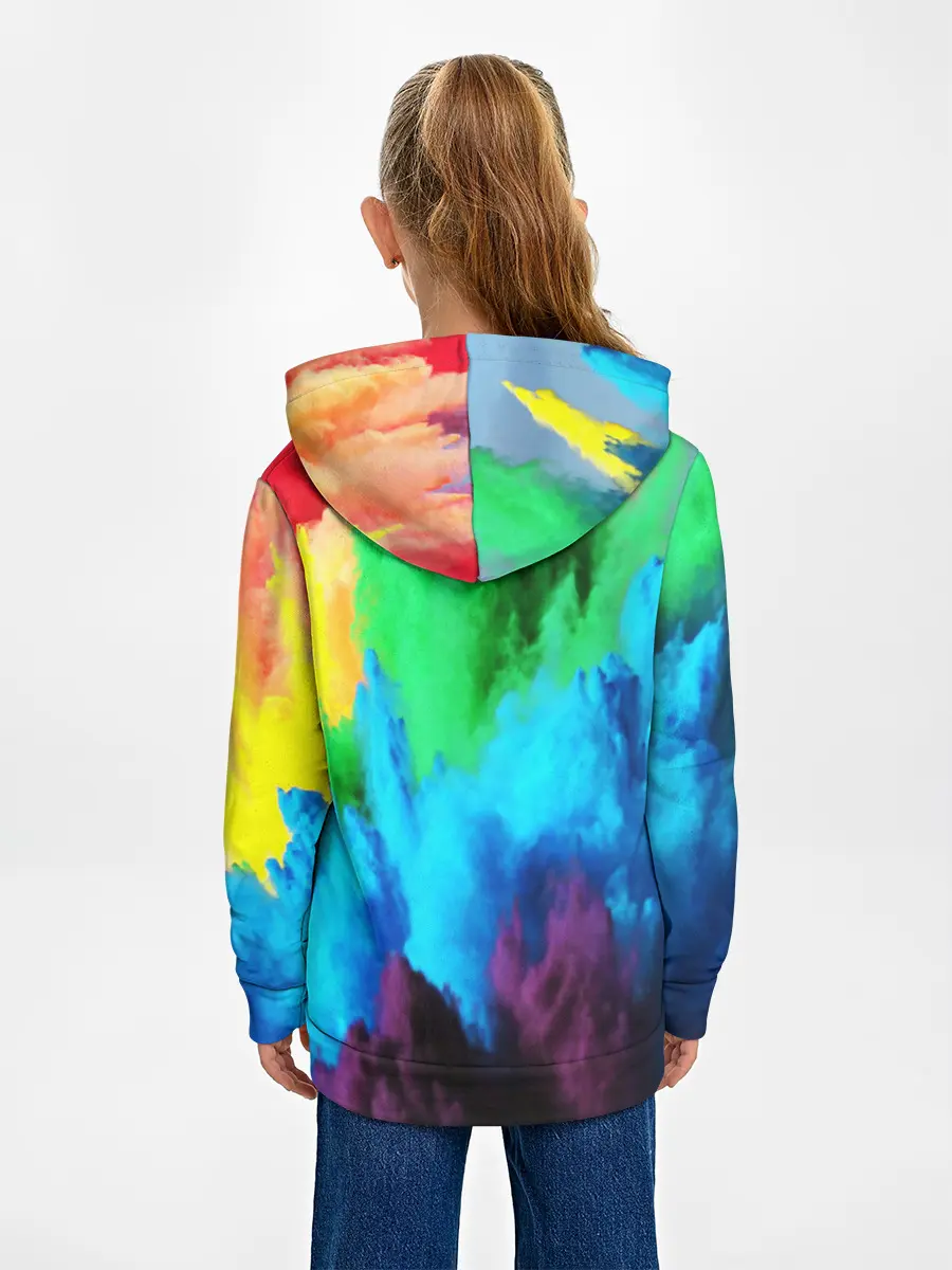 Детское худи / РАЗНОЦВЕТНЫЕ КРАСКИ