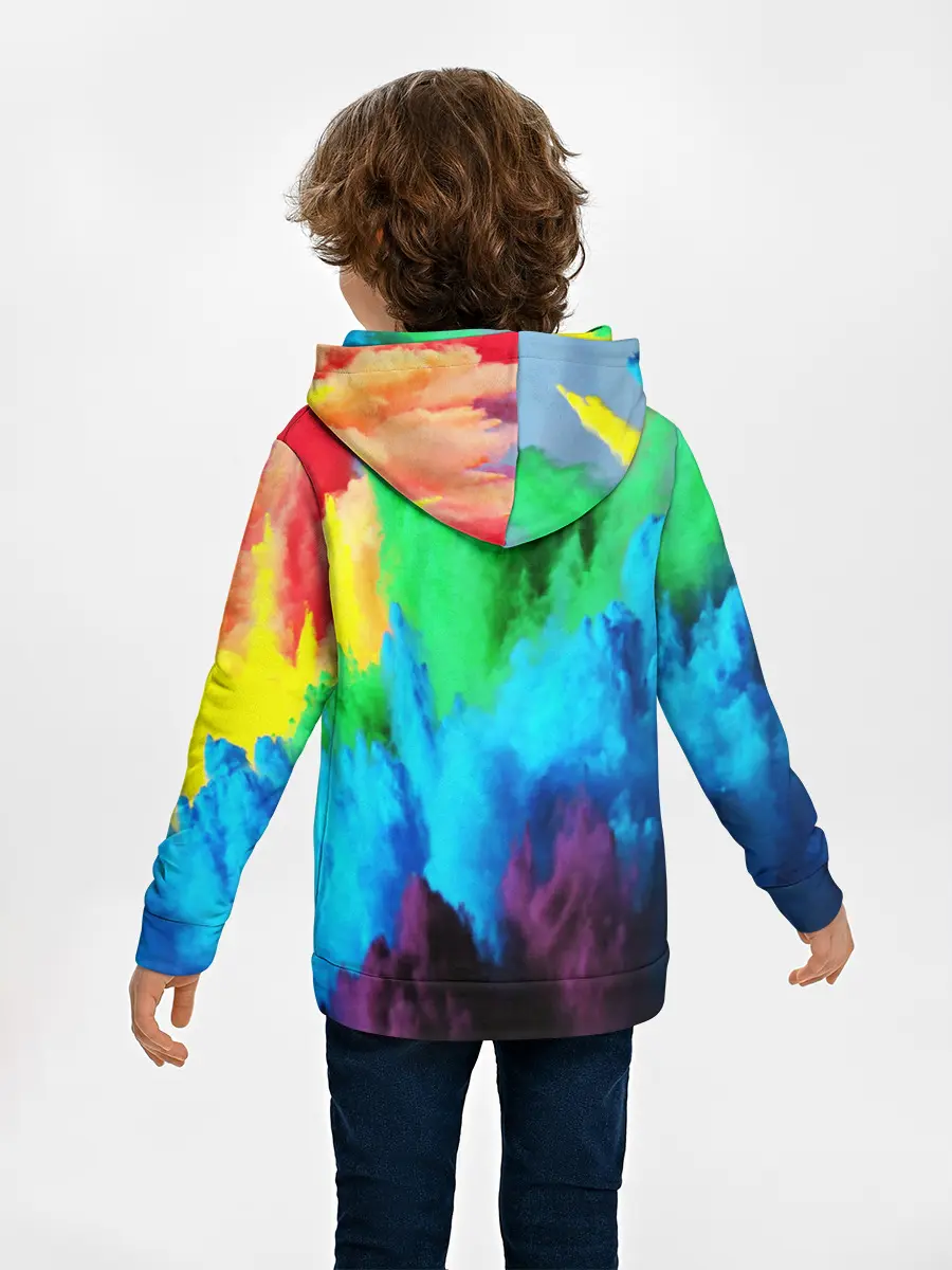 Детское худи / РАЗНОЦВЕТНЫЕ КРАСКИ