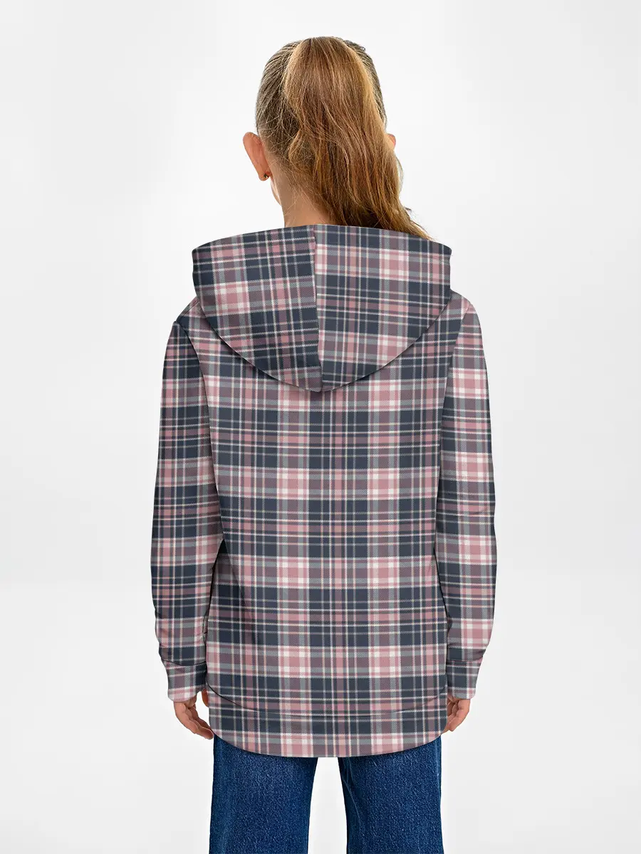 Детское худи / Клеточный узор