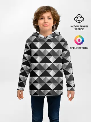 Детское худи / Современный геометрический