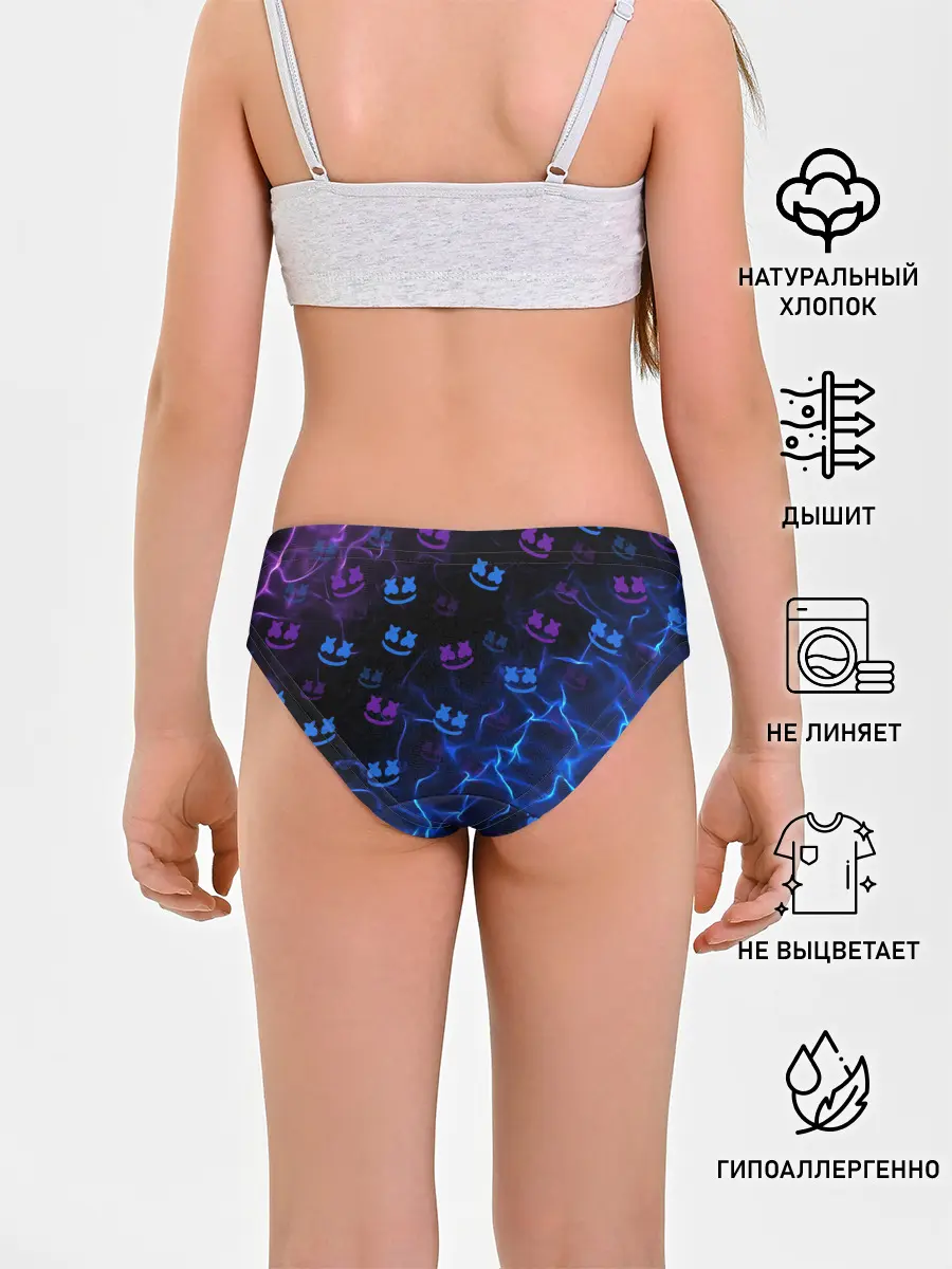 Трусы для девочек / Marshmello