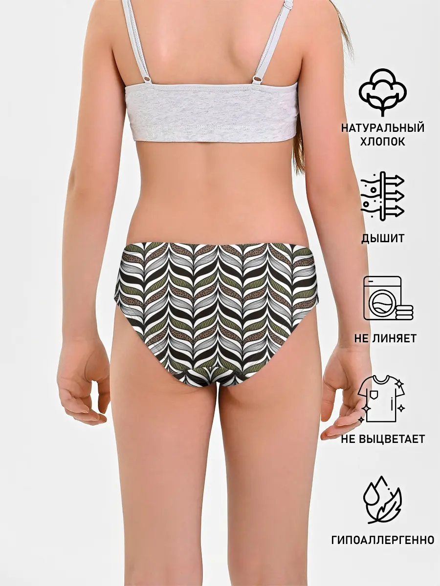 Трусы для девочек / Африканский племенной узор