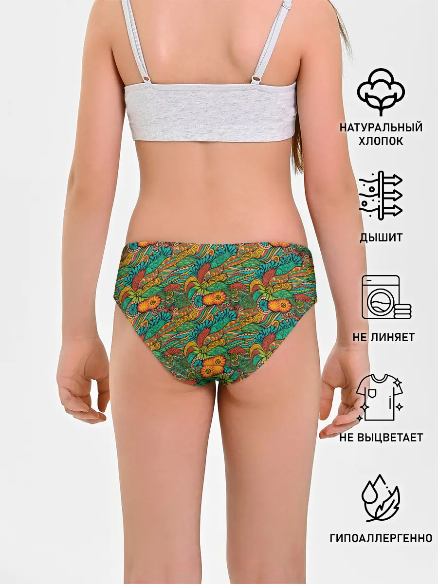 Трусы для девочек / Floral Ornament