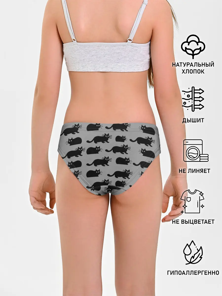 Трусы для девочек / Котики