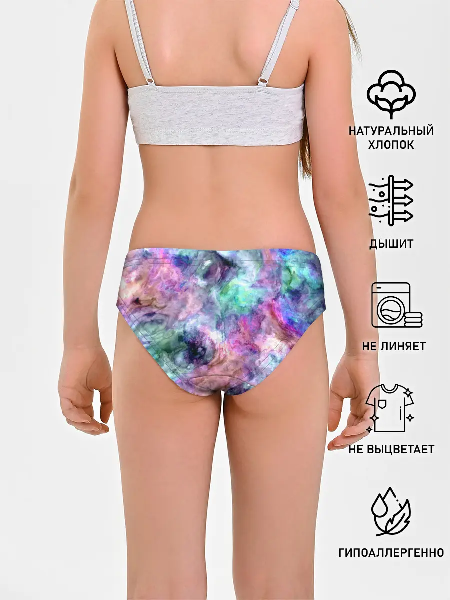 Трусы для девочек / Color splashes