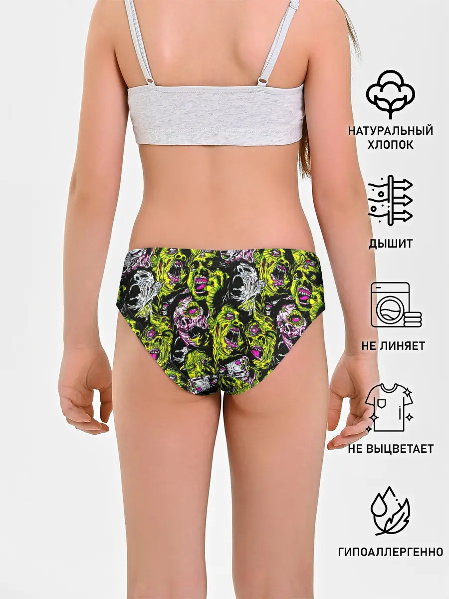 Трусы для девочек / ЗОМБИ