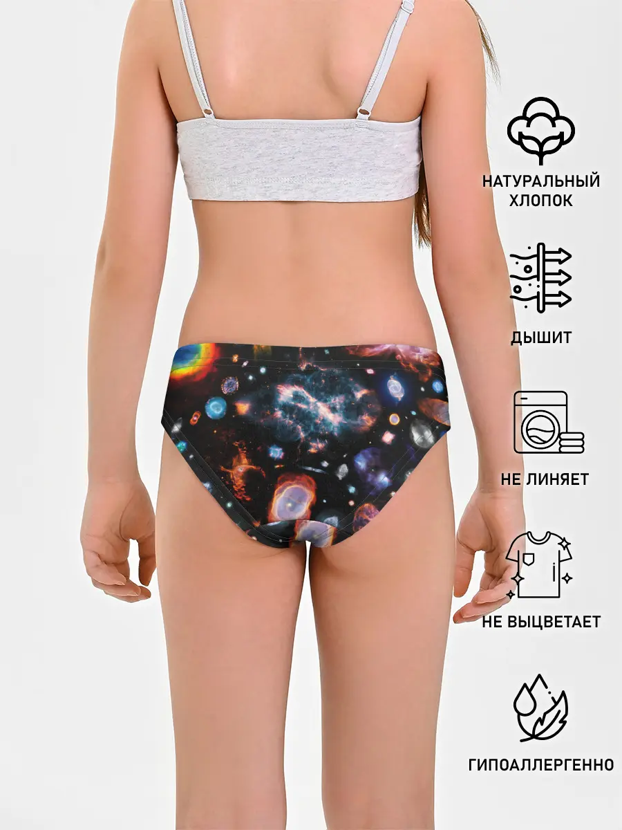 Трусы для девочек / КОСМОС