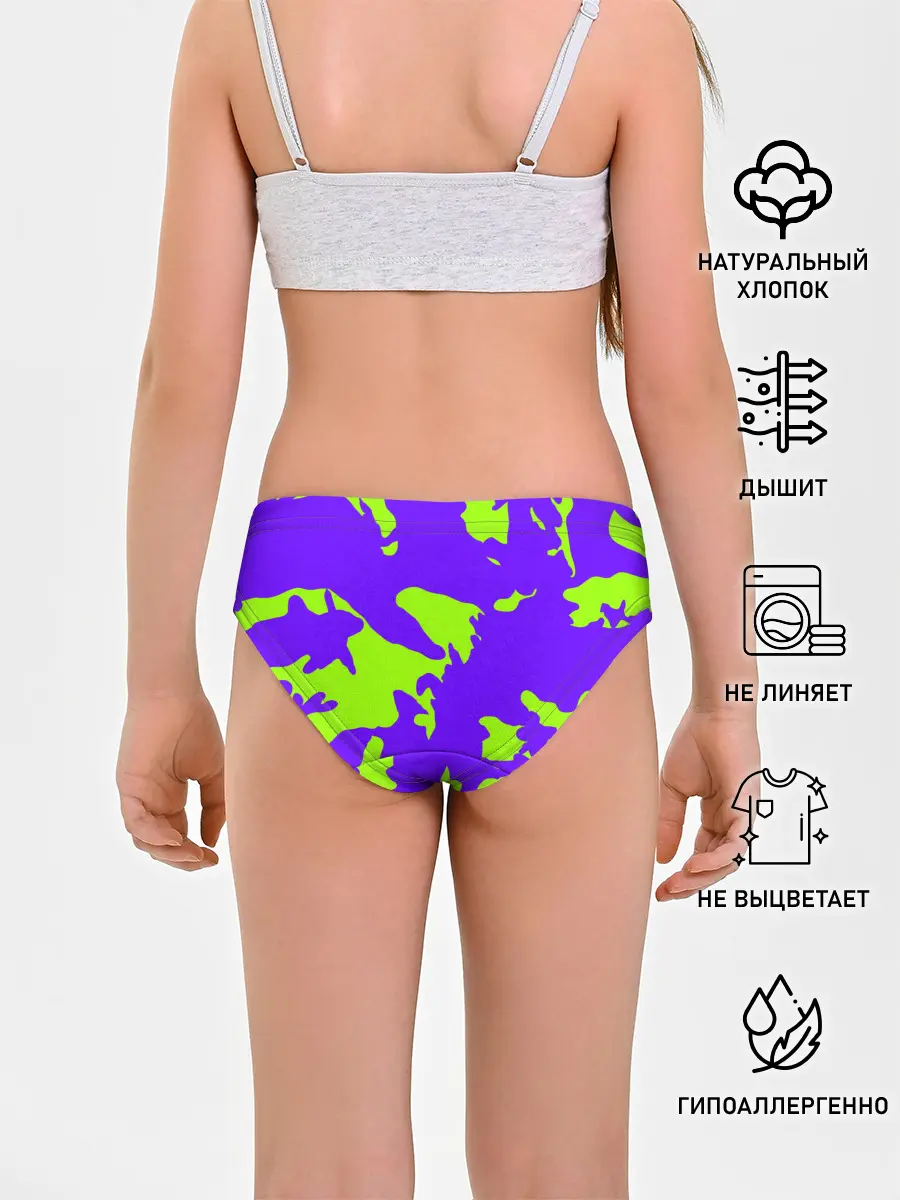 Трусы для девочек / тeкстура