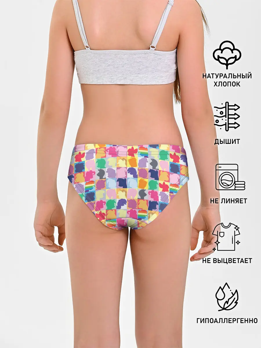 Трусы для девочек / Команда пони