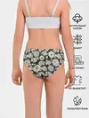 Трусы для девочек / Белые цветы