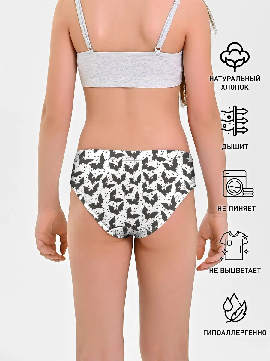 Трусы для девочек / Летучие мыши