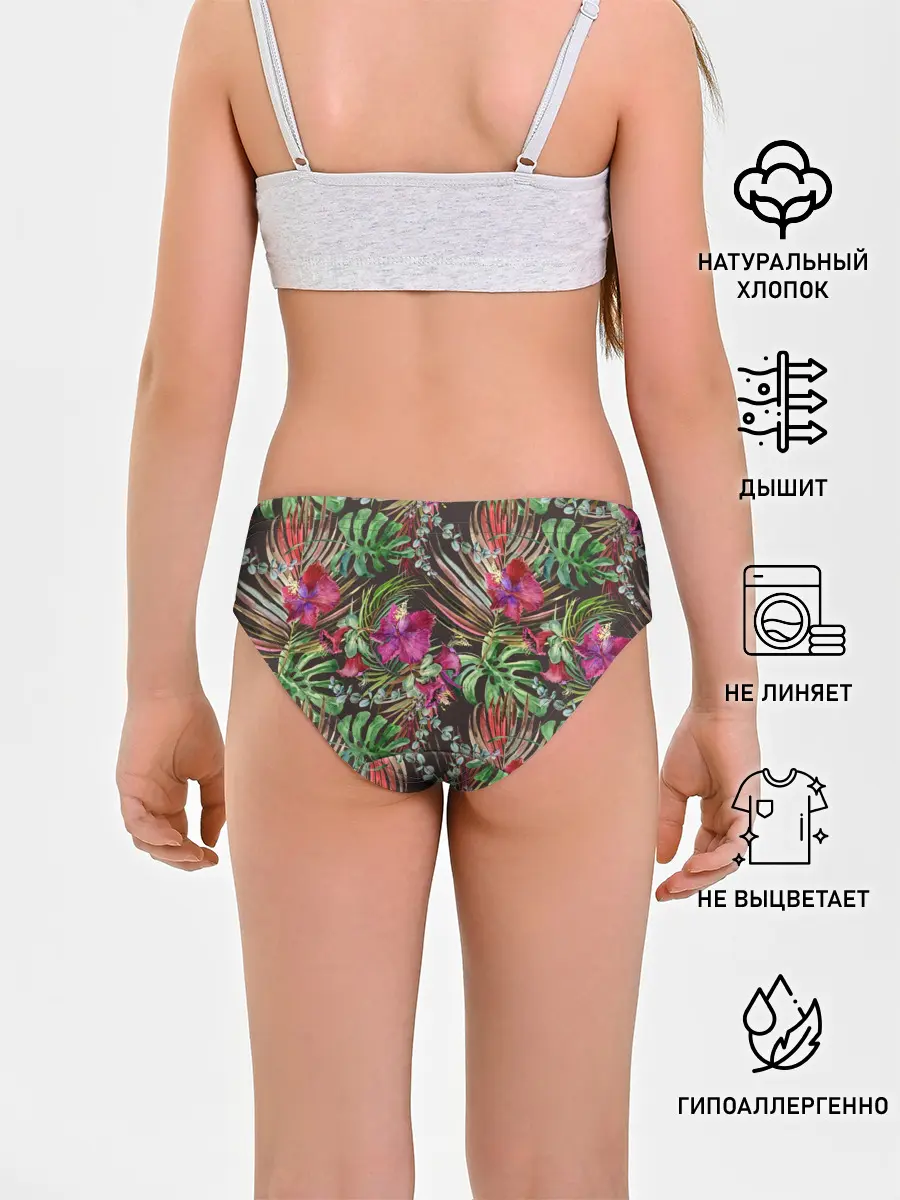 Трусы для девочек / Тропики