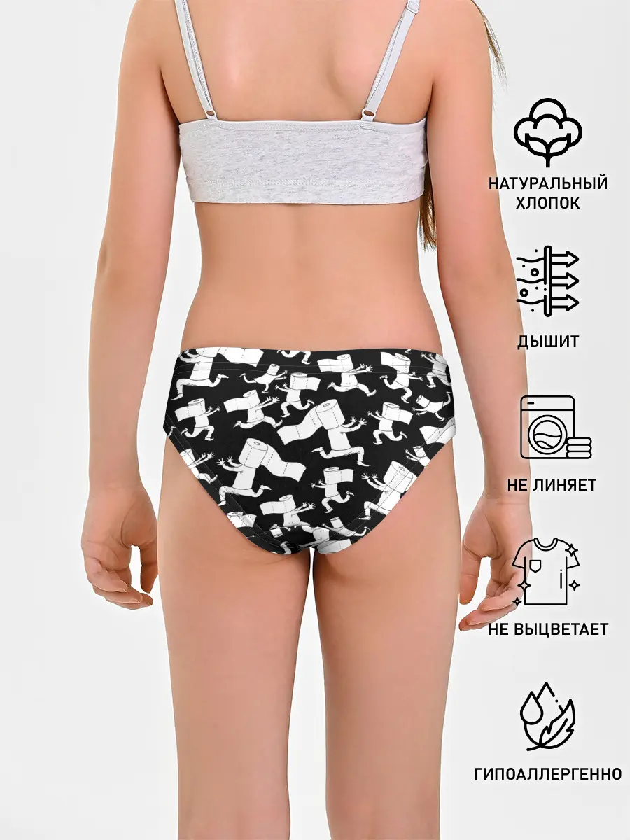 Трусы для девочек / Коронавирус