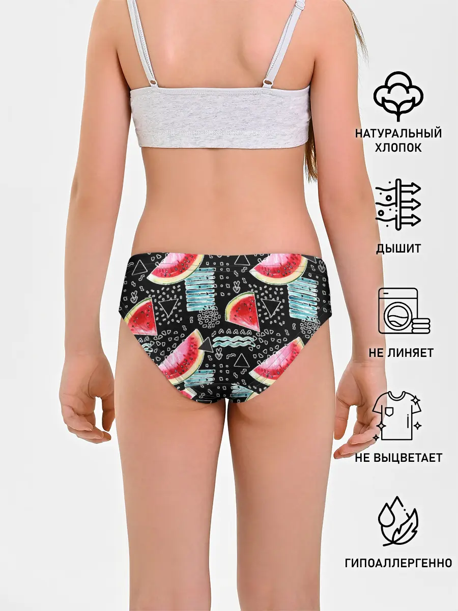 Трусы для девочек / сладкий арбуз