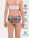 Трусы для девочек / Pop art pattern