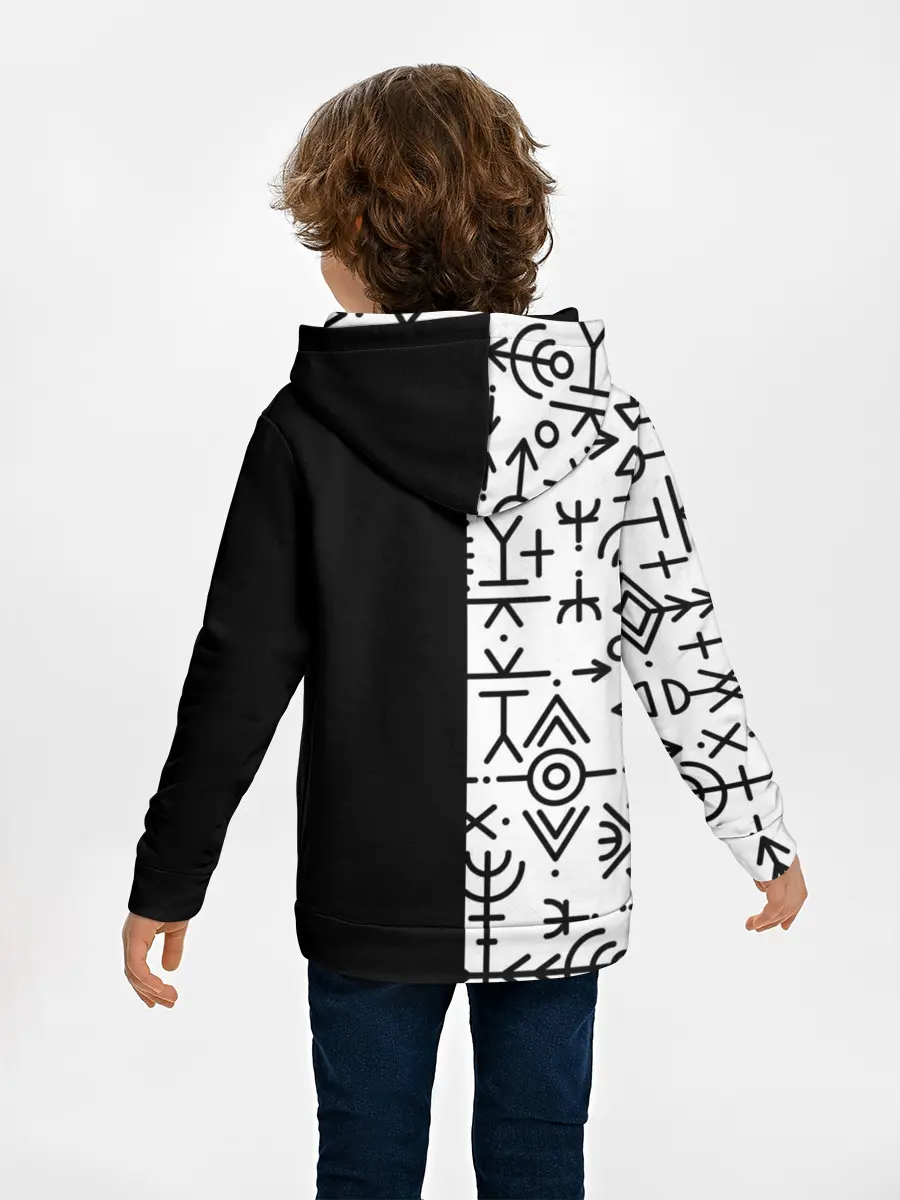 Детское худи / ПАТТЕРН РУНЫ | RUNES