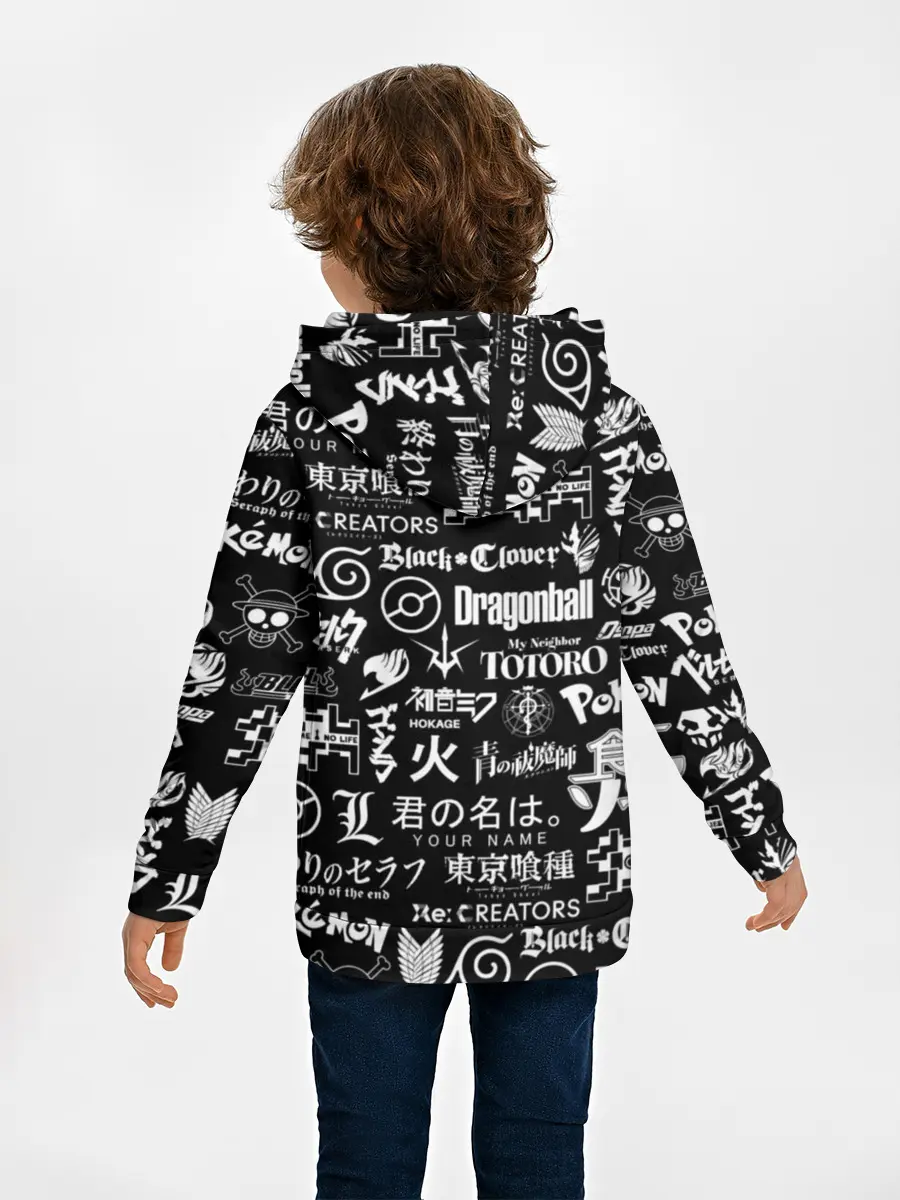 Детское худи / ЛОГО АНИМЕ МУЛЬТФИЛЬМОВ