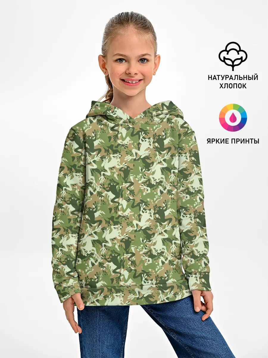 Детское худи / Лягушки