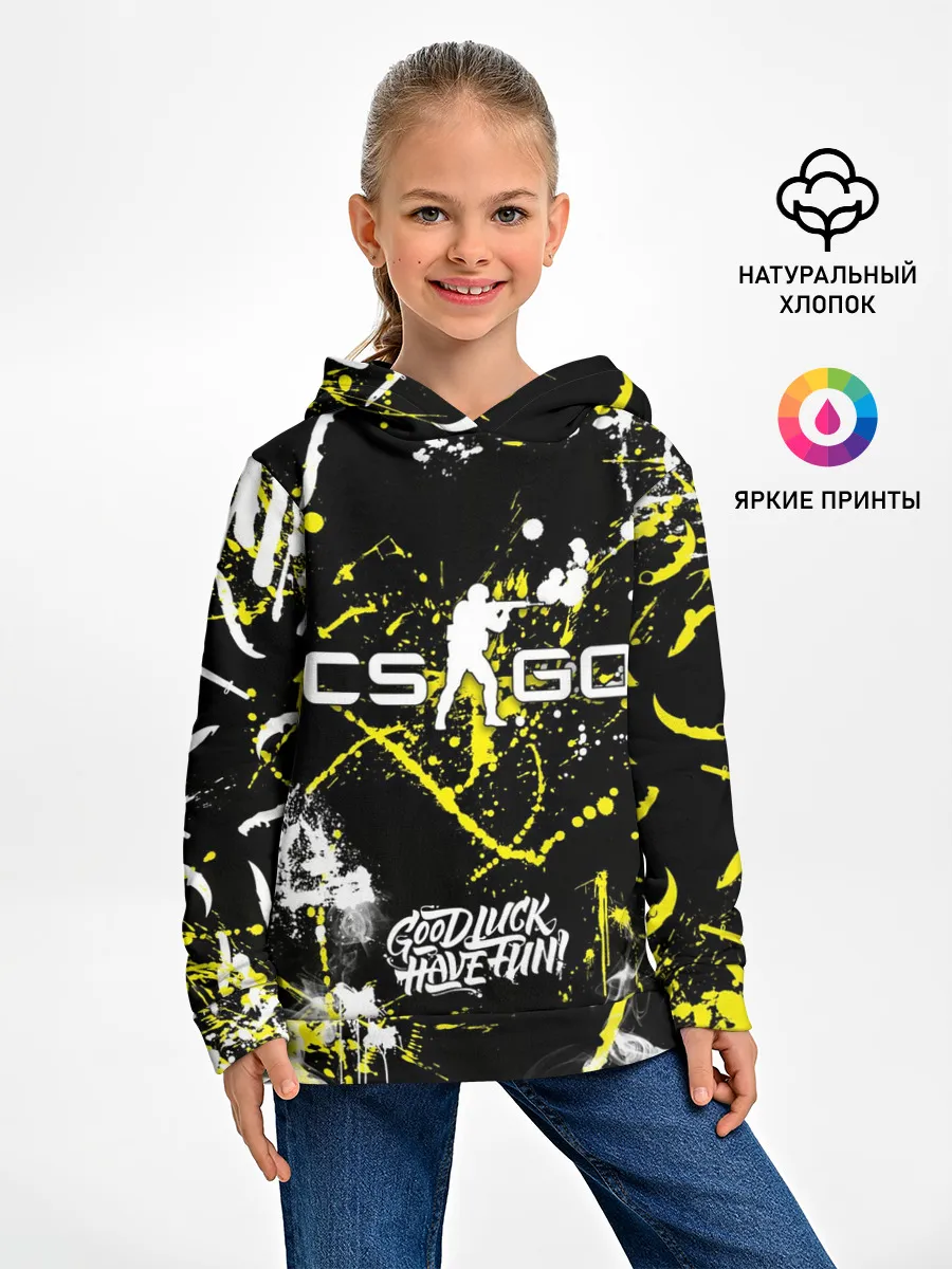 Детское худи / CS:GO Брызги красок
