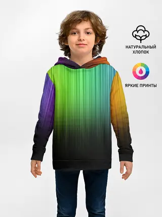 Детское худи / Неоновый Свет