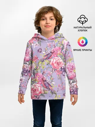 Детское худи / Лилии и розы