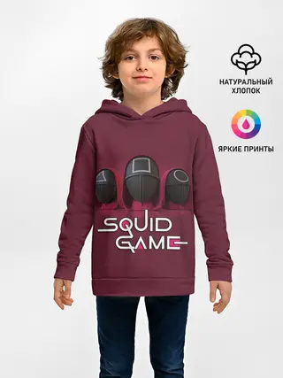 Детское худи / ИГРА В КАЛЬМАРА ТРИО | SQUID GAME TRIO