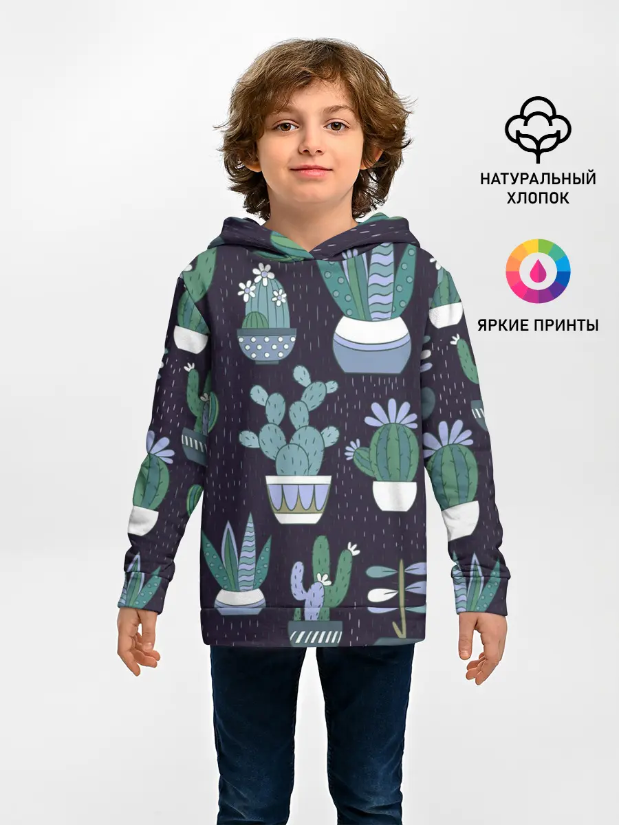 Детское худи / Кактусы